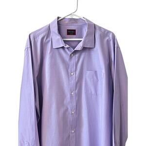 New UNTUCKit Dress Shirt Mens XXL ARLINGTON Long Sleeve Button Down Purple 2XL